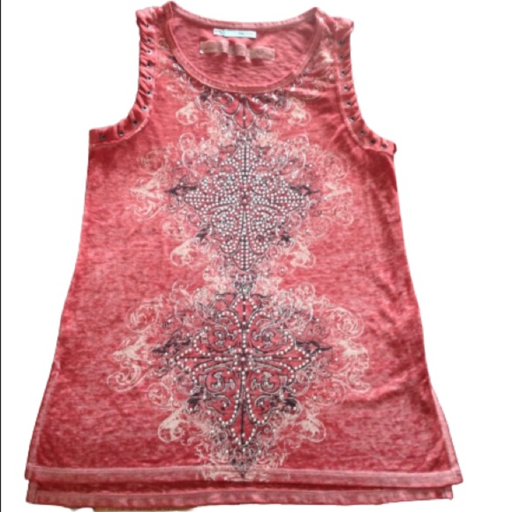 Maurices Burn Out Tank Top  Size M